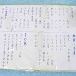 祇園寿司 - お品書き表面、年季がはいってるね。