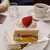 銀座ウエスト - 料理写真:苺ショートケーキと珈琲