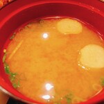 Katsuraku - 初回の味噌汁には柚子