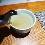 分上野藪 かねこ - そば湯