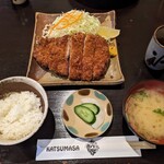 Katsu Masa - ロースかつＢ定食　1,600円