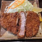 かつ政 - 断面はこんな感じ♪