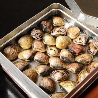 A wide variety of dishes that allow you to enjoy the delicious clams to your heart's content.