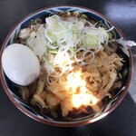 寒川そば - 料理写真:天ぷらそば大盛り＋ゆで卵