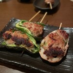 空鶏 - ここから追加で、ピーマンとれんこん。