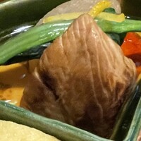 日本料理 丸しま - ・鰤大根の煮物(青梗菜と柚子添え)