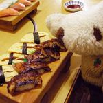 祇園寿司 - たまごとうなぎ。