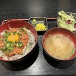 貝々味海 - ネギトロユッケ丼　800円