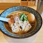 地鶏と蟹 中華そば 榊 - 