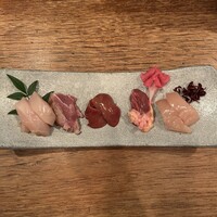 鶏一途 - お刺身盛り合わせ