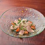 Satsuma pure chicken carpaccio