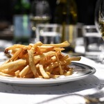 Pommes frites French cuisine fries-