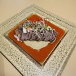 下曽根焼肉 タンカラテイル - センマイ刺し