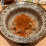 鮨 はしもと - セイコガニとイクラのシャリ和え