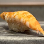 Kyoubashi Sushi Hisada - 車海老   旨みが濃い！