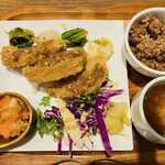 喫茶さえき - 車麩かつのmeal sets