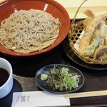 蕎麦 雪屋 - 「天婦羅蕎麦（冷）」1,450円