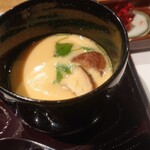 鮨と一品　いちかわ - 大分県産の地鶏の茶碗蒸し