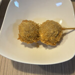 串かつ 千里 - マッシュルーム串