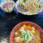 Mukashiya - けんちん蕎麦と奥久慈シャモ地鶏そば