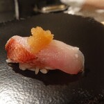 鮨と一品　いちかわ - 金目鯛の炙り