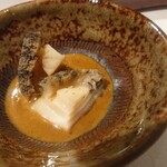 鮨と一品　いちかわ - 蒸しアワビ