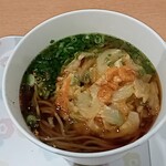 ANAフェスタ - 料理写真:えびかき揚げそば(600円)