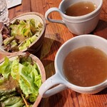 iesuuchinohamba-gu - サラダとスープ