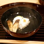 Sasada - 「椀物」鱧と松茸 2017年9月