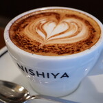 COFFEECOUNTER NISHIYA - カプチーノ（600円） 