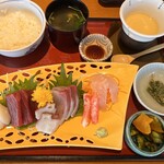 蕎麦遊膳 初花 - お刺身定食