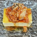 Kimchi cold tofu