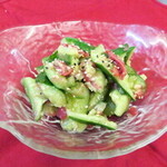 plum cucumber salad