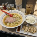 どうとんぼり神座 - 餃子セット1090円＆ハイボール350円