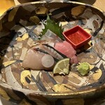 対馬のどぐろとイカ活き造り 博多 魚蔵 - 