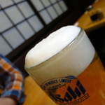 浜昇 - アサヒ生ビール中ジョッキ500円