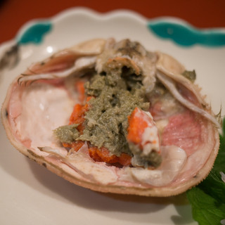 大衆割烹 善甚 - 料理写真:セイコ蟹の内子のアップ