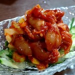 Yakiniku Kankokuryouri Minzokumura - チャンジャ　500円