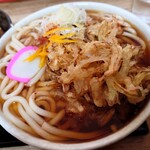 ひぐち商店 - かき揚げうどん 大盛
