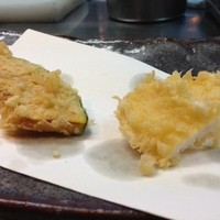 てんぷら天松 日本橋店 - かぼちゃ、イカ