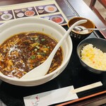新日本橋中華 龍龍龍龍 TETSU - 酸辣湯麺セット