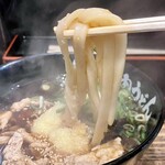 元祖肉肉うどん - 豚しゃぶうどん アップ