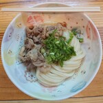 三好うどん - 肉しょうゆ(小・冷)