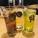 生ラムジンギスカン ラムと羊 - コークハイ・ハイボール・緑茶割り