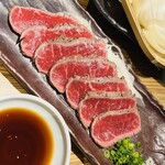 生ラムジンギスカン ラムと羊 - ひつじのたたき