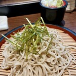 Kushiyaki Sato Mura - 友人を連れて行きましたが、大満足しておりました♪こちらは〆のメニューも豊富ですが、淡路蕎麦がお気に入りです