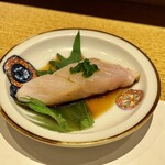 鮓 きずな - 宮城 太刀魚 赤酢ソース