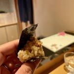 鮓 きずな - 余市 あん肝奈良漬、伊勢湾 浅草海苔