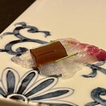 鮓 きずな - 明石 鯛 ポン酢のジュレ