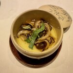 鮓 きずな - 岩手 原木椎茸と山椒の茶碗蒸し